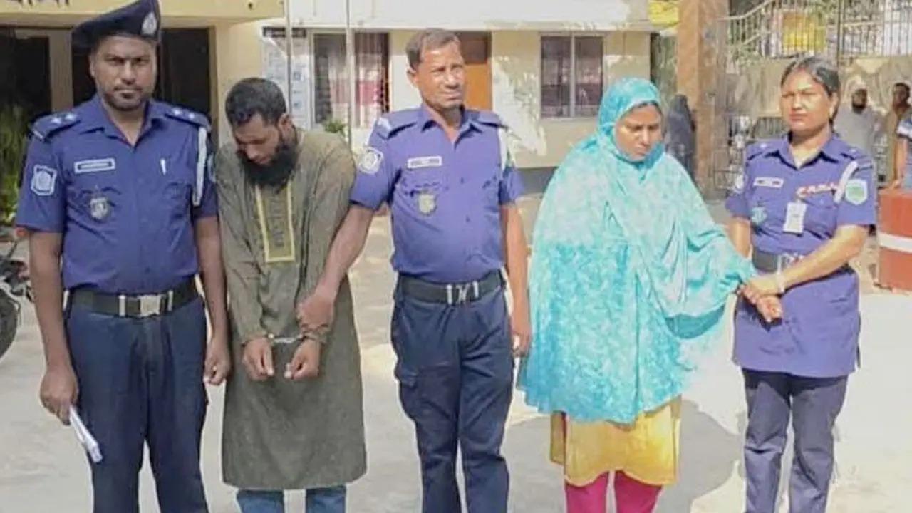 ঘুমের ওষুধ খাইয়ে শ্বাসরোধে স্বামীকে হত্যা, স্ত্রী ও প্রেমিক আটক