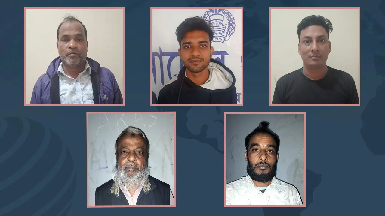 চাঁপাইনবাবগঞ্জে কড়া অবস্থানে পুলিশ, গ্রেপ্তার ৫