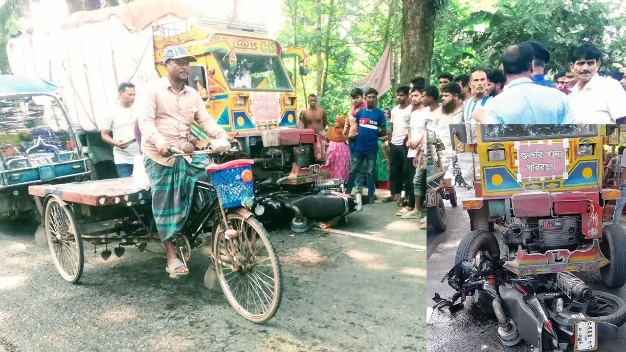 চুয়াডাঙ্গায় মোটরসাইকেল-লাটাহাম্বার সংঘর্ষে প্রবাসী নিহত