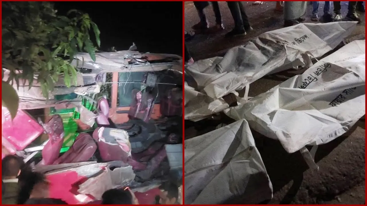 সীতাকুণ্ডে সড়ক দুর্ঘটনায় ৪ জনের মৃত্যু, আহত ১৬
