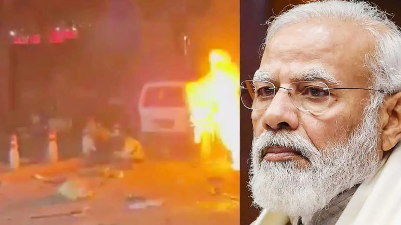 দিল্লিতে বিস্ফোরণ : মোদিকে ব্রিফ করলেন অমিত শাহ