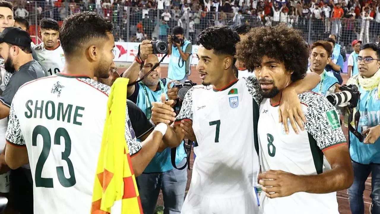 মোরসালিনের গোল, হামজার সেভ, প্রথমার্ধে এগিয়ে বাংলাদেশ
