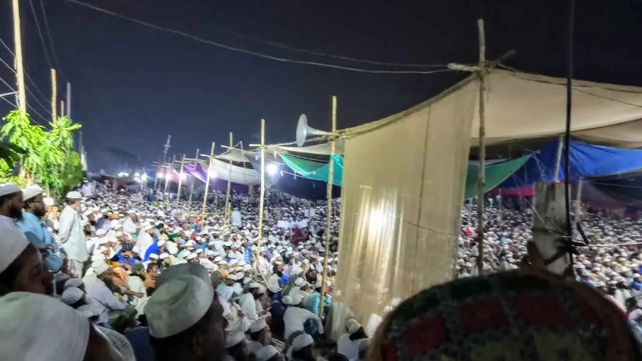 কেরানীগঞ্জে তাবলিগের জোড়ে লাখো মুসল্লির ঢল
