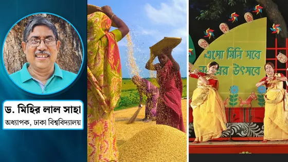 নবান্নের উৎসবে মেতে উঠি