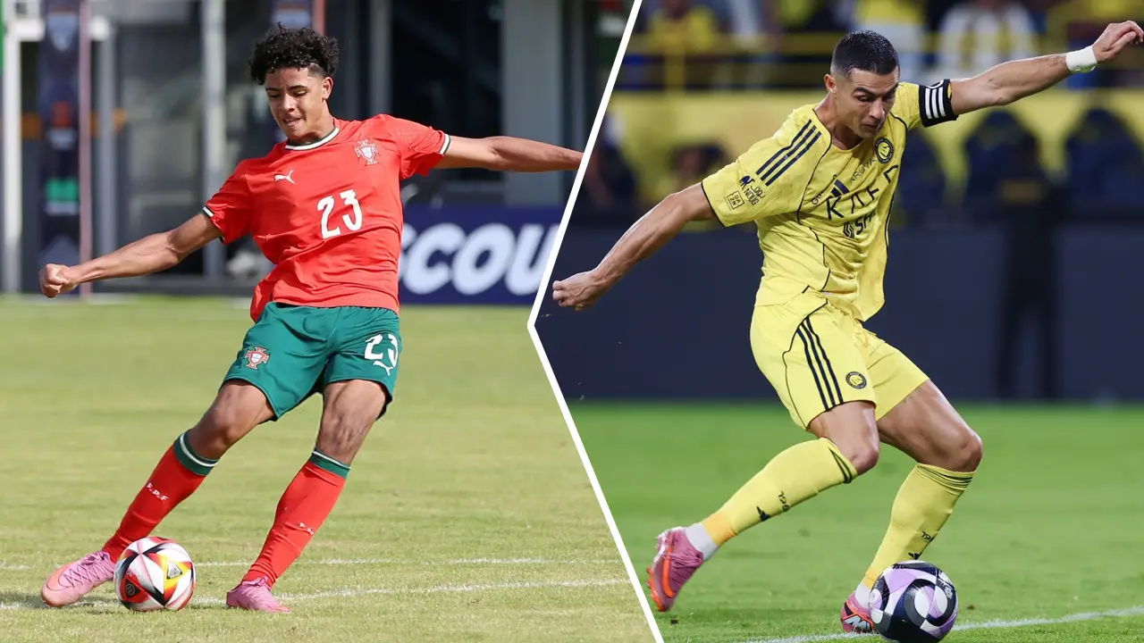 কয়েক ঘণ্টার ব্যবধানে গোল করলেন রোনালদো ও তার ছেলে