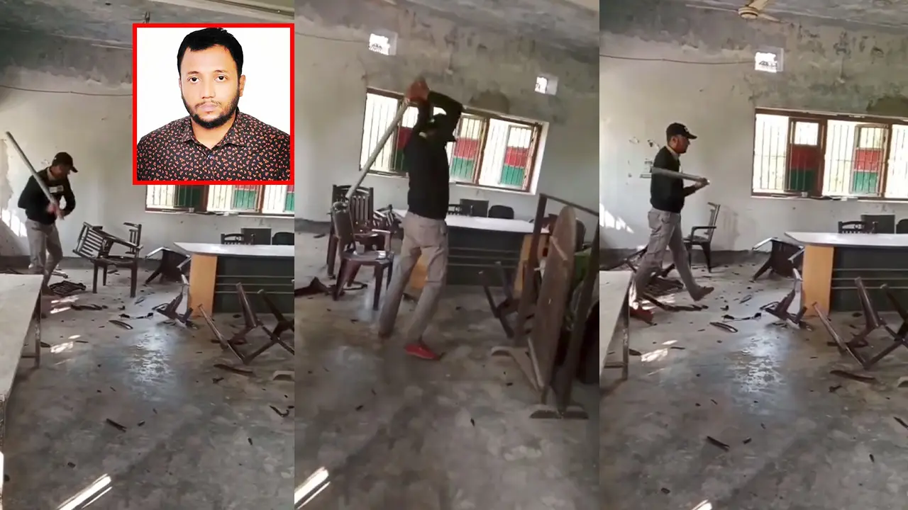 পিরোজপুর সোহরাওয়ার্দী কলেজে ভাঙচুর, ছাত্রদল নেতা বহিষ্কার