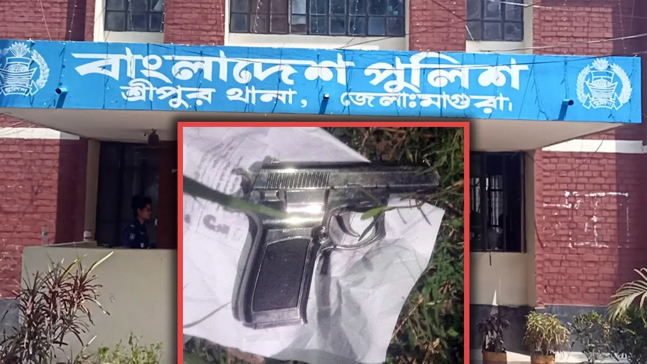 নারীর ঘুষি খেয়ে পিস্তল ফেলে পালাল ছিনতাইকারী