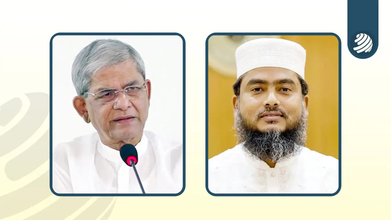 মির্জা ফখরুলকে শুভেচ্ছা জানালেন ঠাকুরগাঁও-১ আসনের জামায়াত প্রার্থী