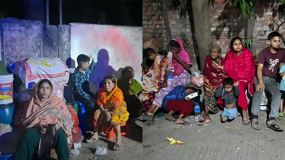 রাতে ঠাঁই ‘খোলা আকাশের নিচে’, ভেজা কাপড়েই ঘুমিয়েছে শিশুরা