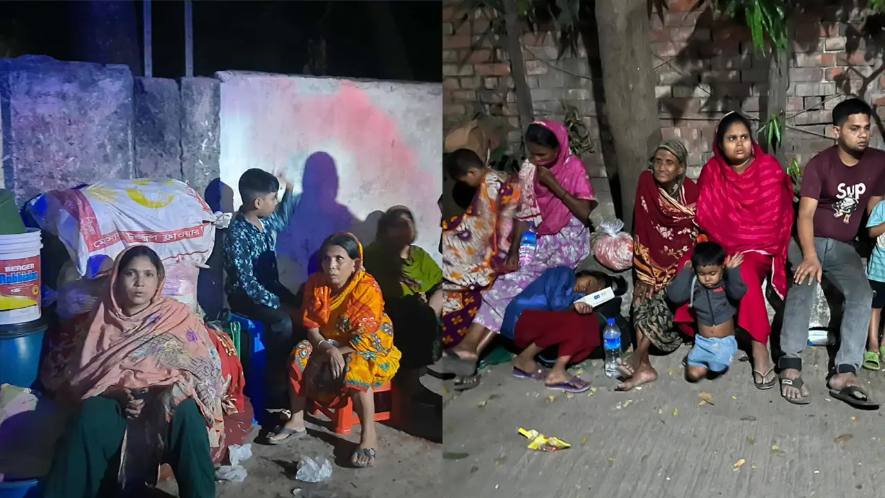 রাতে ঠাঁই ‘খোলা আকাশের নিচে’, ভেজা কাপড়েই ঘুমিয়েছে শিশুরা