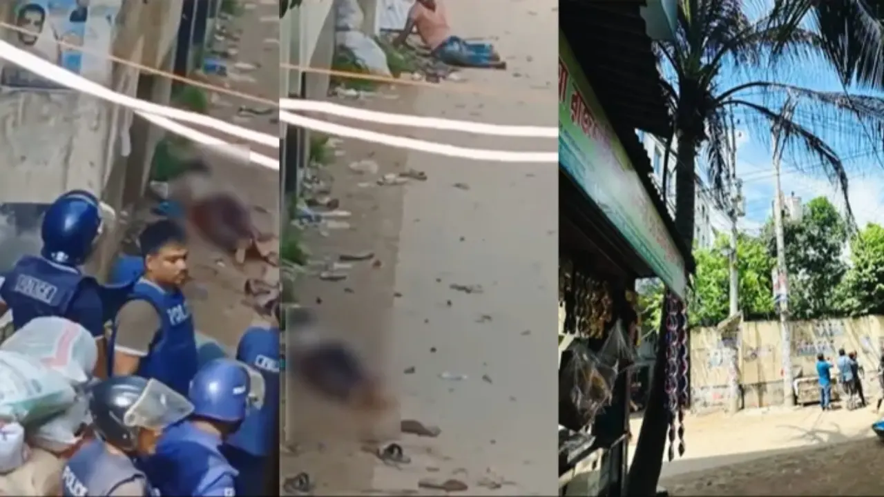 আশুলিয়া থানার পাশে পড়ে ছিল ৭.৬২ লেখা গুলি