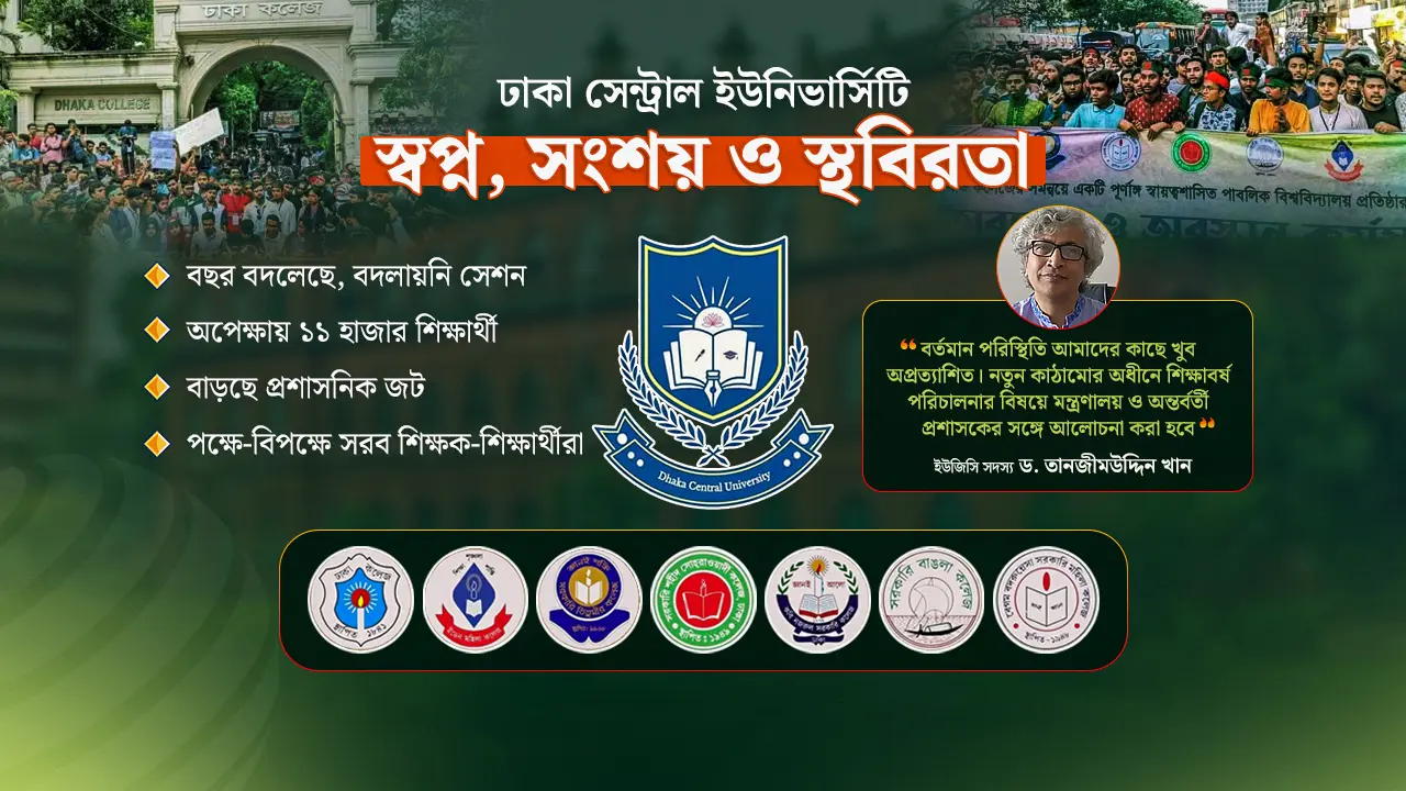শুরুর আগেই সেশনজট, ৭ কলেজে এখনো শুরু হয়নি গত শিক্ষাবর্ষের ক্লাস!