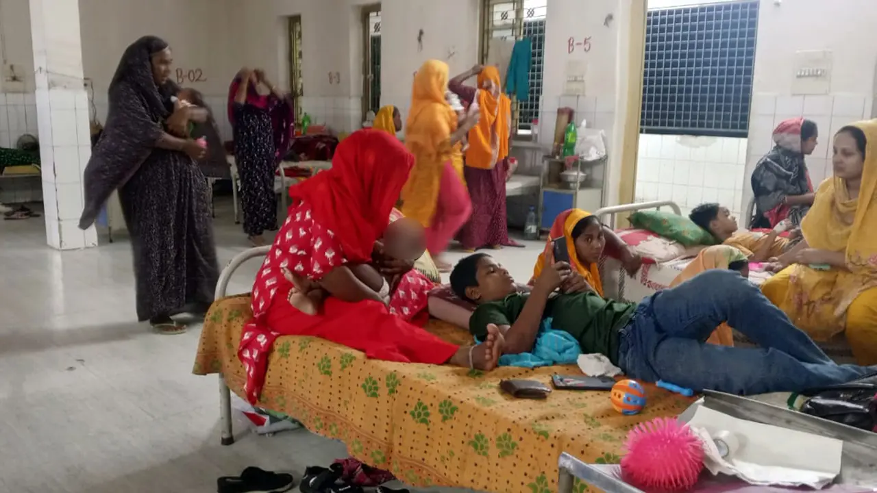 চুয়াডাঙ্গায় ঘরে ঘরে জ্বর-সর্দি-কাশিতে আক্রান্ত শিশুরা