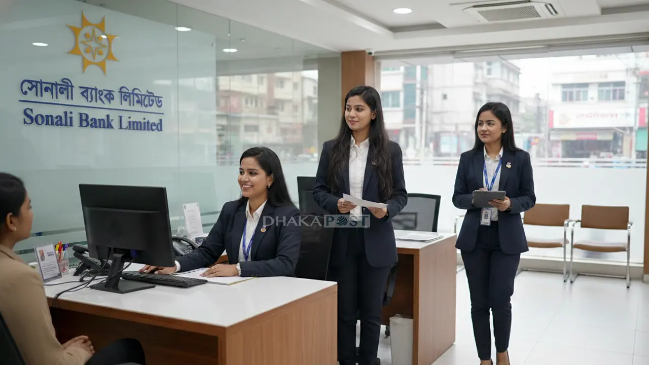 নিয়োগ দিচ্ছে সোনালী ব্যাংক পিএলসি, আবেদন করুন দ্রুত