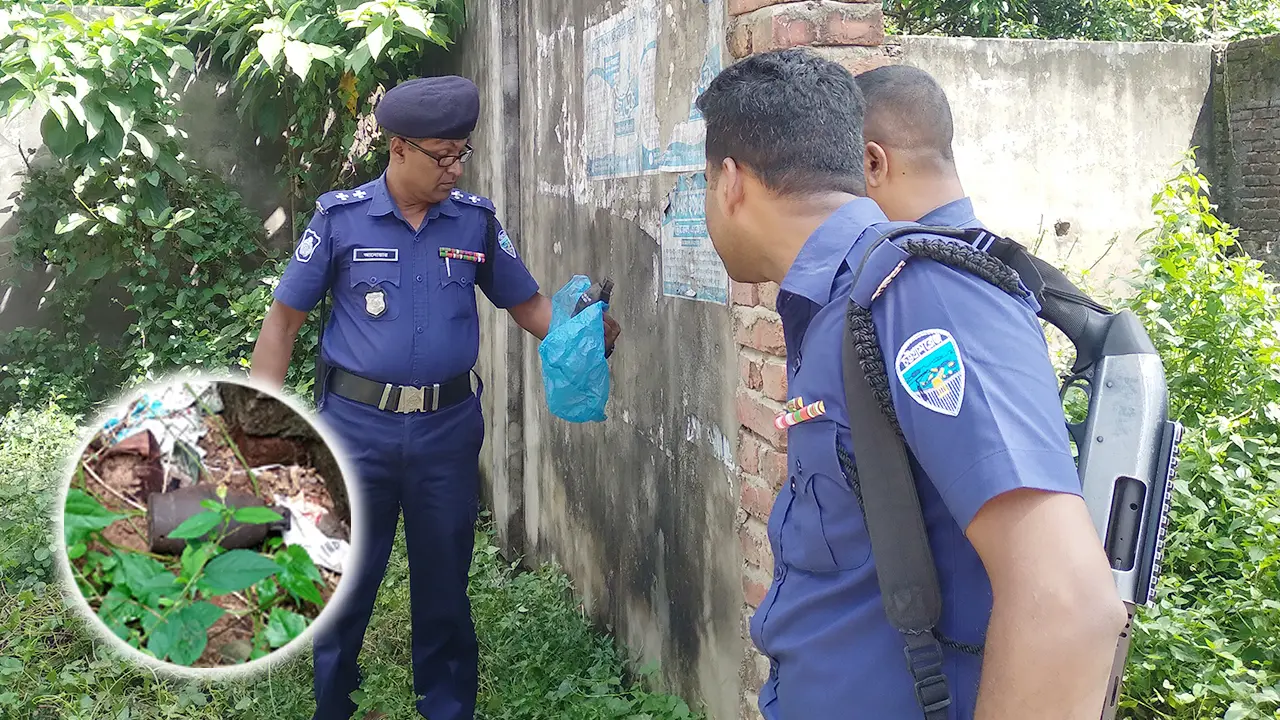 খাগড়াছড়িতে নির্মাণাধীন দোকানঘরে মিলল পরিত্যক্ত গ্রেনেড