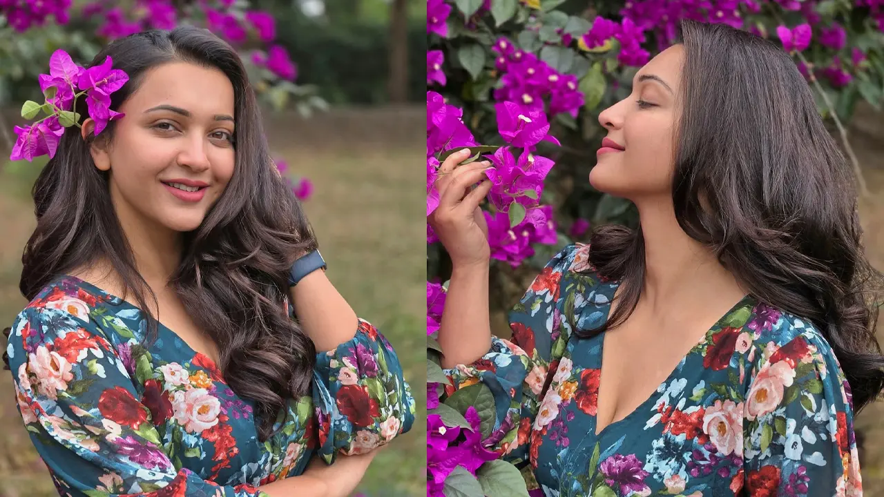 বাগান বিলাসের ছবিতে নজর কেড়েছে কৌশানী