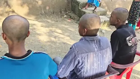 বখাটে আখ্যা দিয়ে পাঁচ তরুণের মাথা ন্যাড়া করলেন ইউপি সদস্য