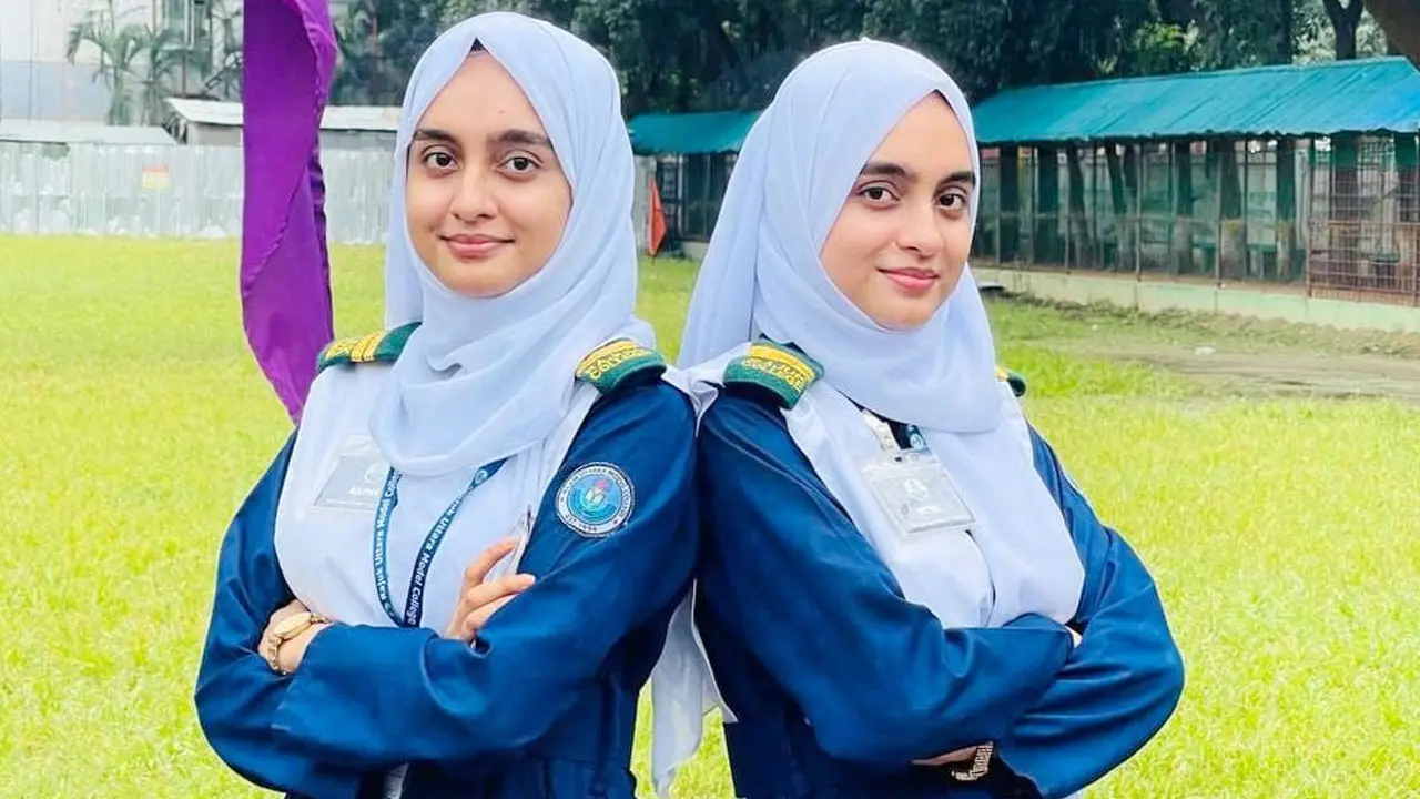 এইচএসসিতেও জিপিএ-৫ পেলেন যমজ বোন