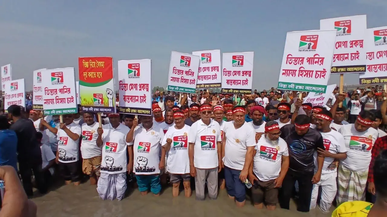 তিস্তা বাঁচাতে এবার ‘স্তব্ধ রংপুর’ কর্মসূচি