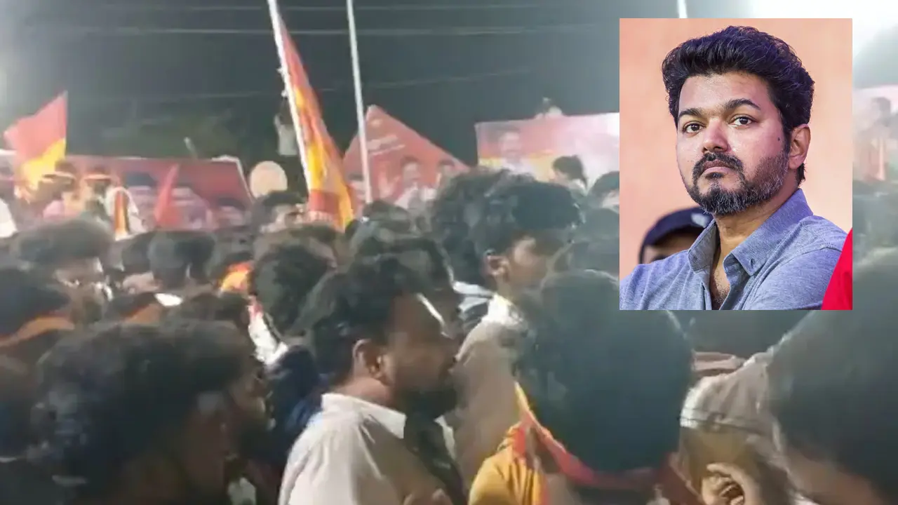 থালাপতি বিজয়ের জনসভায় ৩৯ জন নিহতের মূহূর্ত ধরা পড়ল ক্যামেরায়