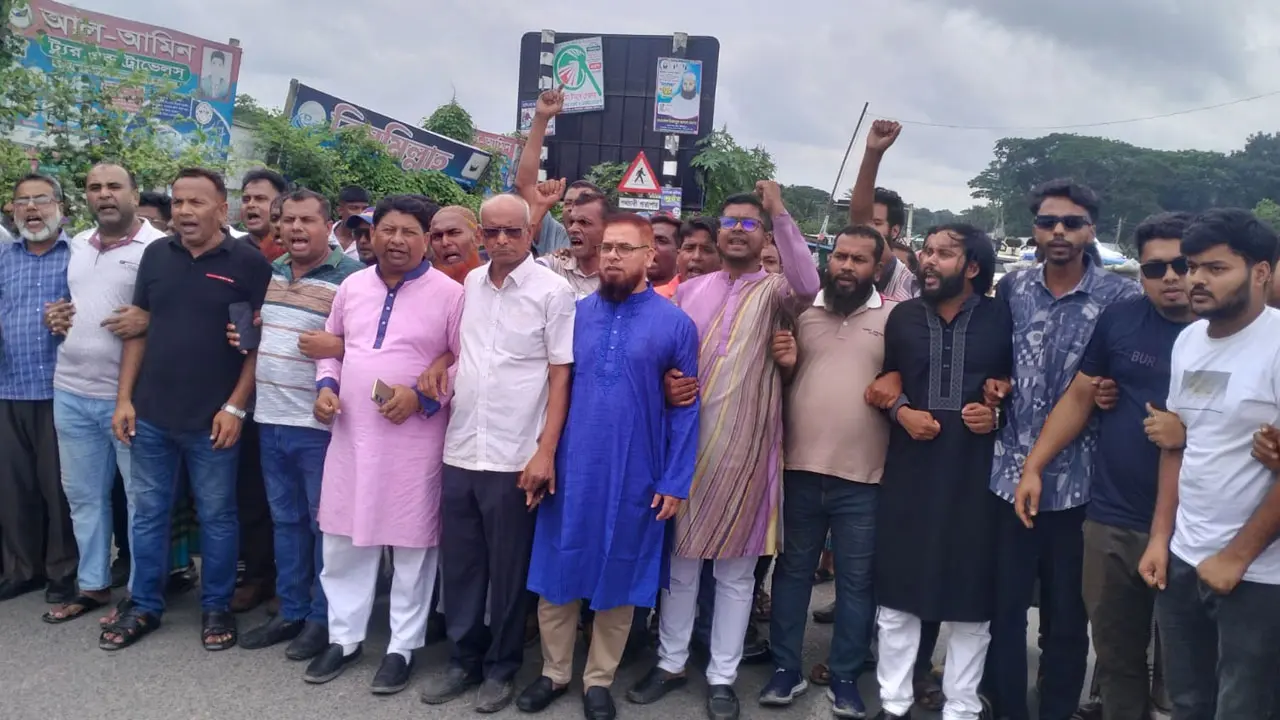 ভাঙ্গায় বিএনপির শান্তি মিছিল, শনিবার পর্যন্ত আন্দোলন স্থগিত