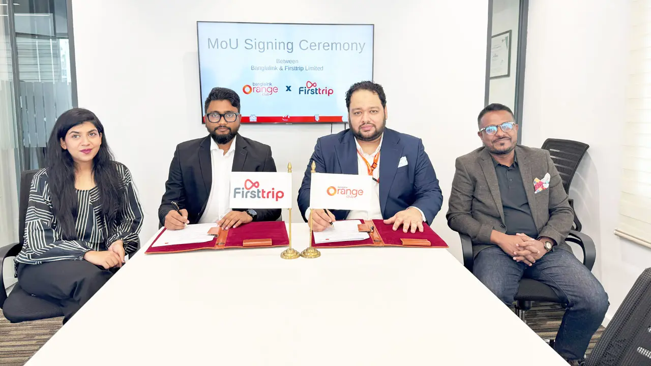 ফার্স্টট্রিপ ও বাংলালিংকের মধ্যে চুক্তি স্বাক্ষর