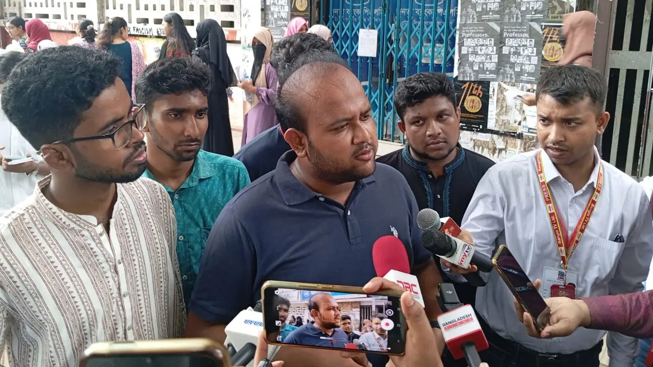 ভোটের পরিবেশ ভালো : জিএস প্রার্থী হামিম