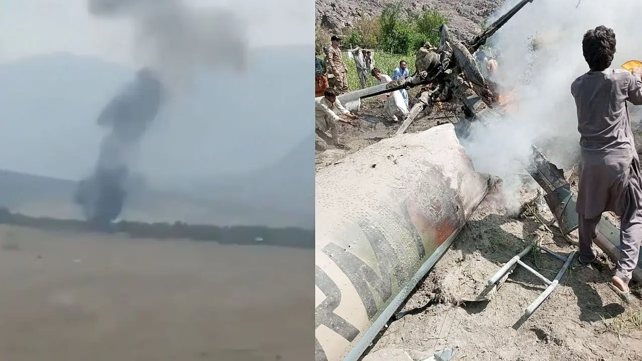 পাকিস্তানি কাশ্মিরে সামরিক হেলিকপ্টার বিধ্বস্ত, নিহত ৫