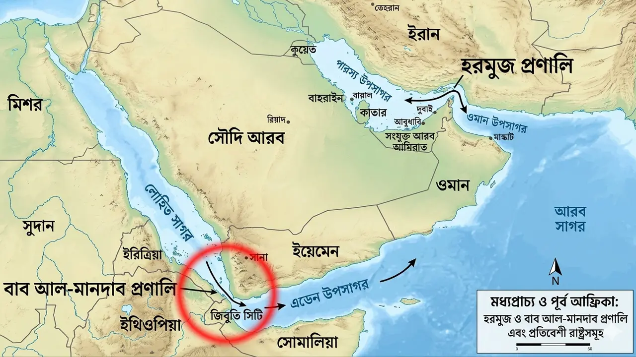 বাব আল-মানদাব বন্ধ করলে পুরো মানবজাতি ও জ্বিন মিলেও খুলতে পারবে না