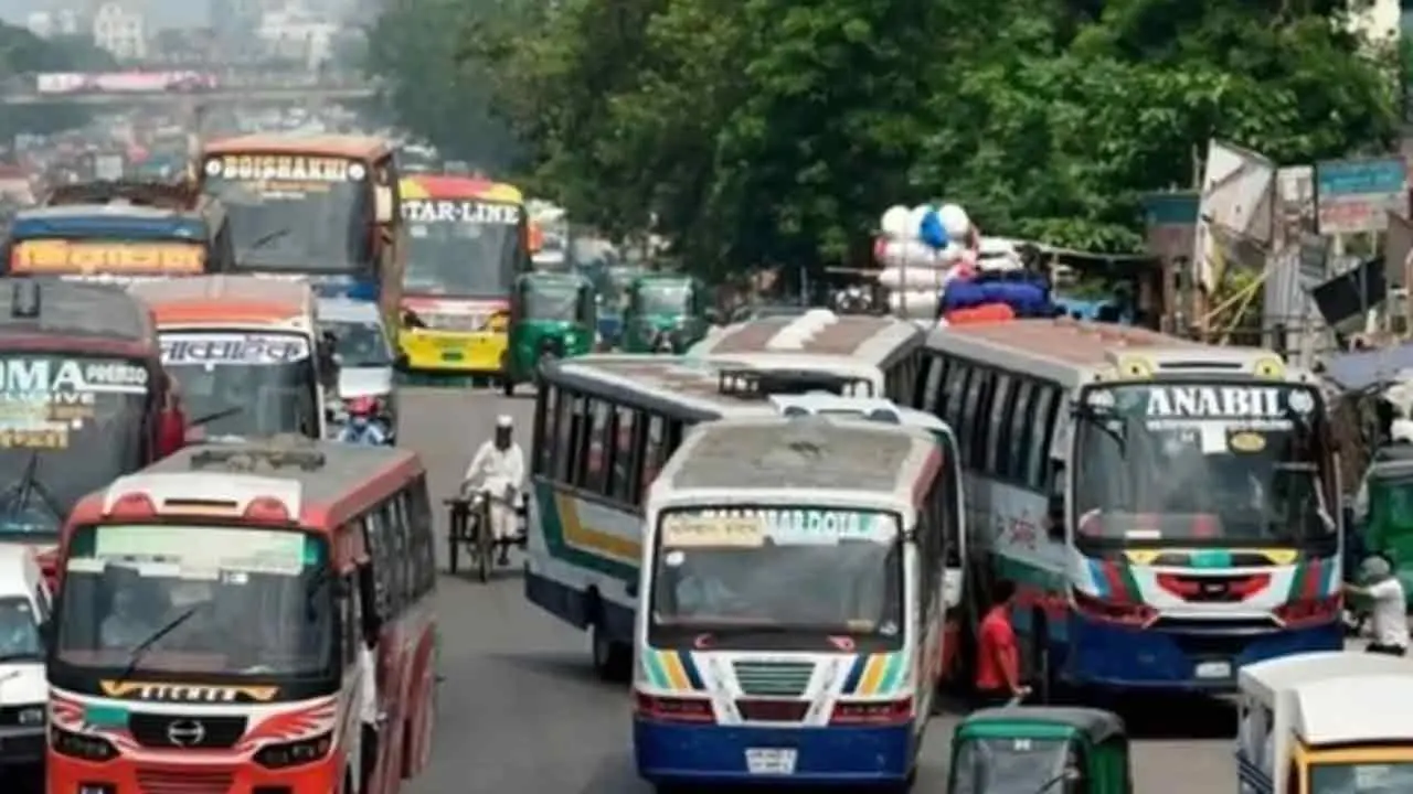 প্রতি কিলোমিটারে বাস ভাড়া বাড়লো ১১ পয়সা