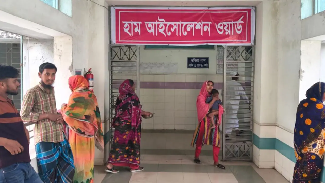 ময়মনসিংহে হাম উপসর্গ নিয়ে আরও ২৫ শিশু হাসপাতালে ভর্তি