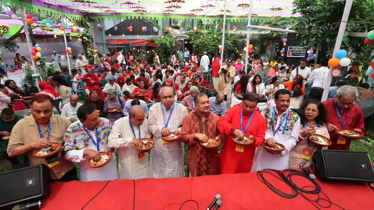 জাতীয় প্রেস ক্লাবে বর্ণাঢ্য আয়োজনে বর্ষবরণ