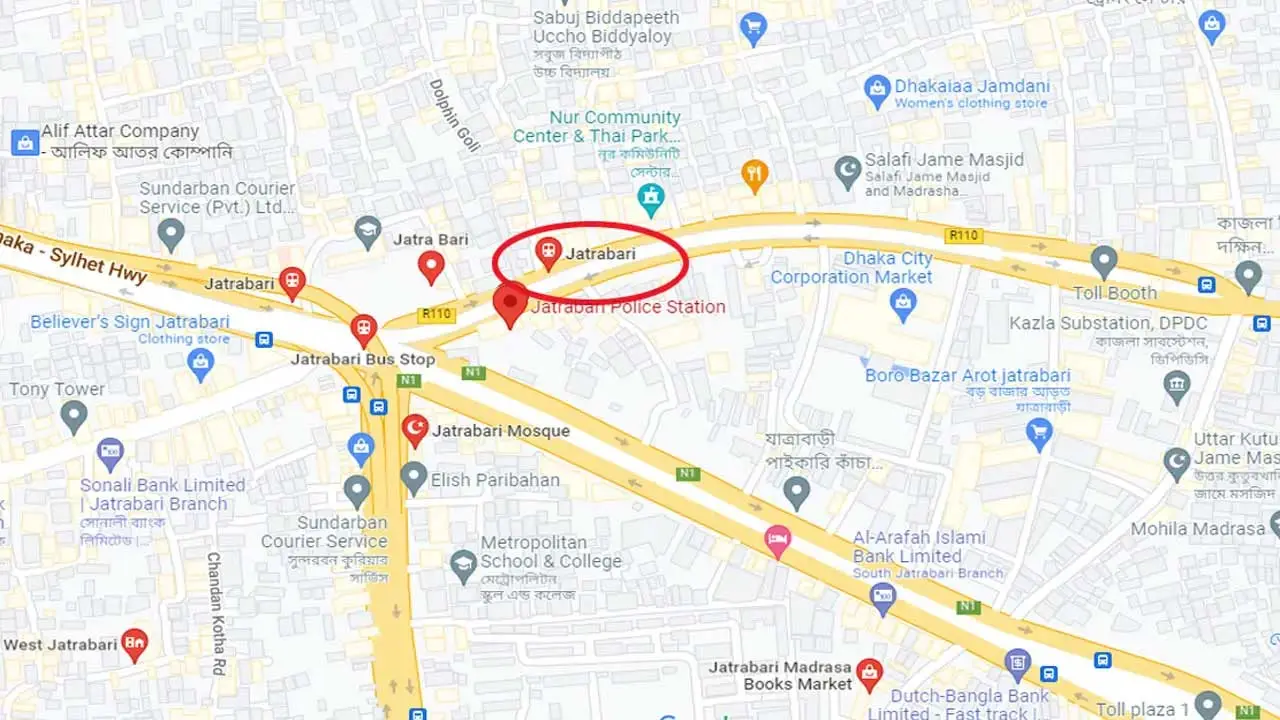 যাত্রাবাড়ীতে সড়ক দুর্ঘটনায় প্রাণ গেল যুবকের