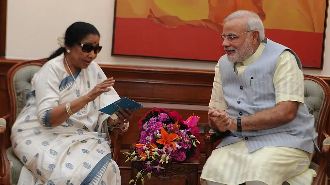 আশা ভোঁসলের মৃত্যুতে শোকস্তব্ধ নরেন্দ্র মোদি