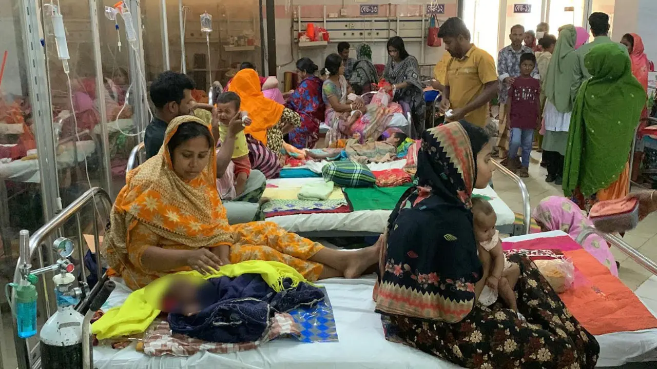 হামের উপসর্গ নিয়ে রাজশাহী মেডিকেলে মারা যাওয়া শিশুর সংখ্যা বেড়ে ৫০