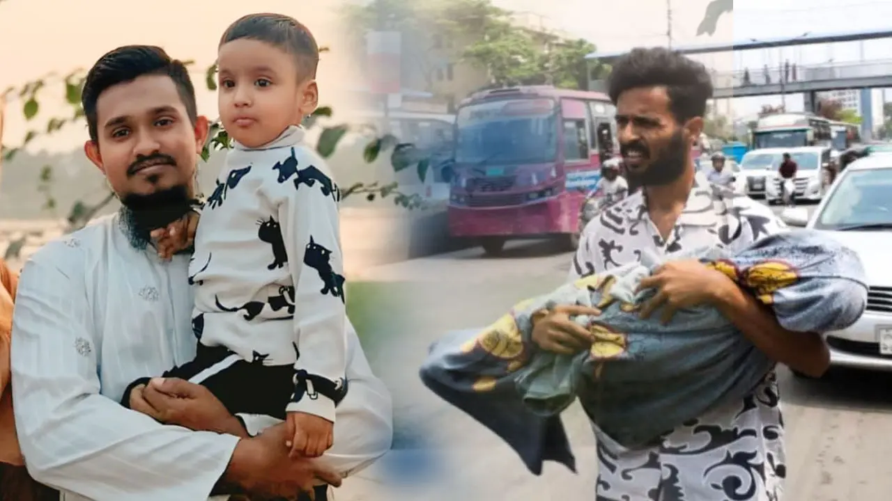 ভাইরাল ছবির ব্যক্তি শিশুটির বাবা নয়, চিকিৎসা না পাওয়ার অভিযোগ মায়ের