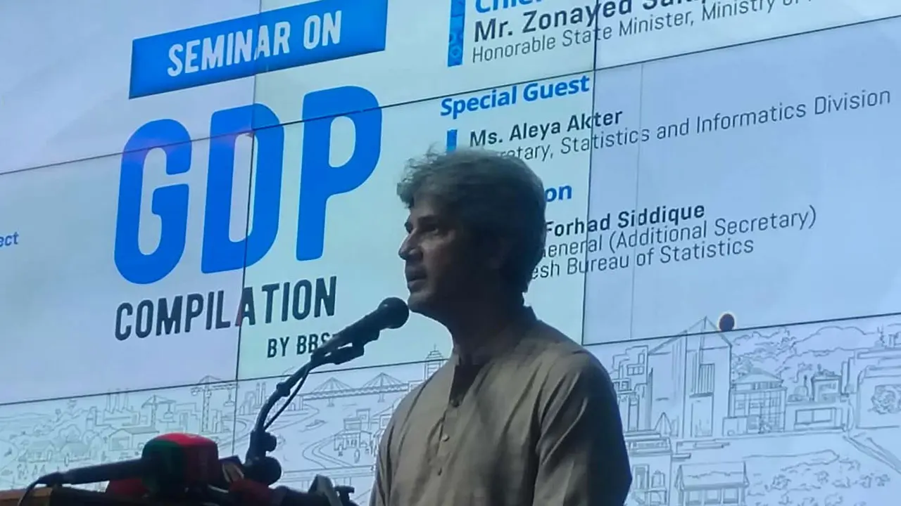 জিডিপির প্রকৃত তথ্য প্রকাশ করা হবে : প্রতিমন্ত্রী