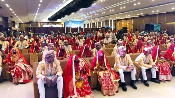 সিলেটে একসঙ্গে ১২৬ তরুণ-তরুণীর বিয়ে
