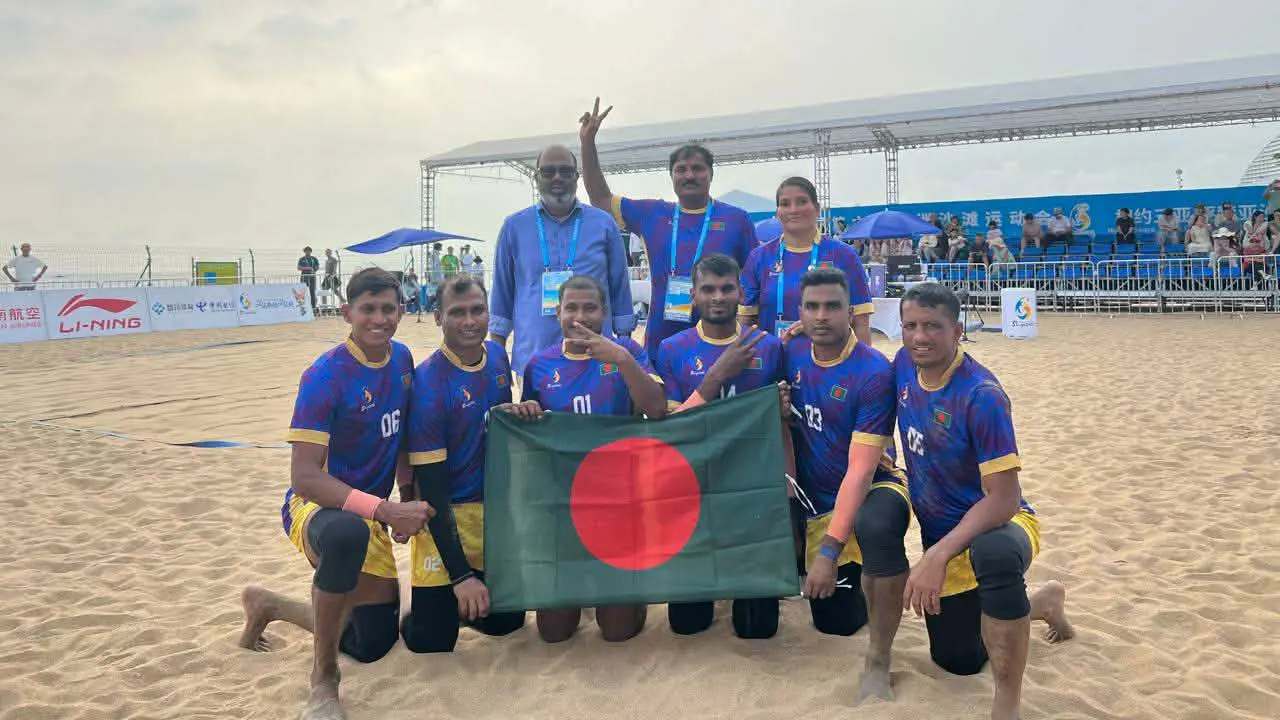 এশিয়ান বিচ গেমসে এক দিনে দুই জয় বাংলাদেশের