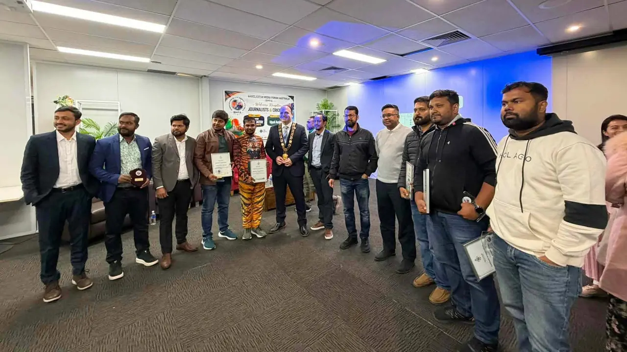 বাংলাদেশ মিডিয়া ফোরাম অস্ট্রেলিয়ার সভাপতি হুমায়ুন কবির, সম্পাদক ইমরান