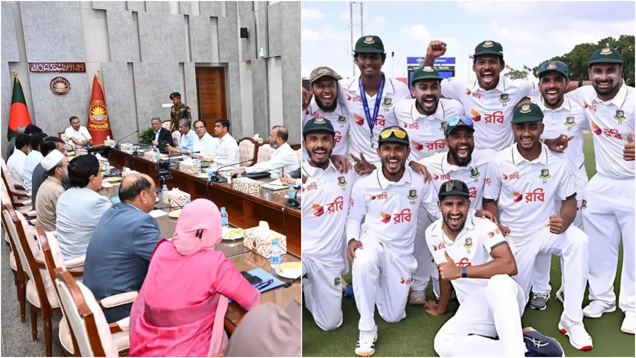 অস্ট্রেলিয়ার মাটিতে টেস্ট জয়ে জাতীয় ক্রিকেট দলকে মন্ত্রিসভার অভিনন্দন
