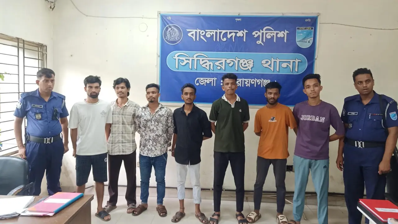 দিনমজুরকে রাতভর আটকে ২ লাখ টাকা চাঁদা দাবি, ছাত্রদল নেতাসহ গ্রেপ্তার ৭