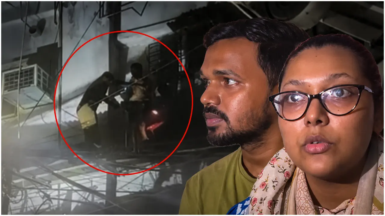 জানালা বেয়ে কার্নিসে নেমে বাঁচলেন বাংলাদেশি দম্পতি