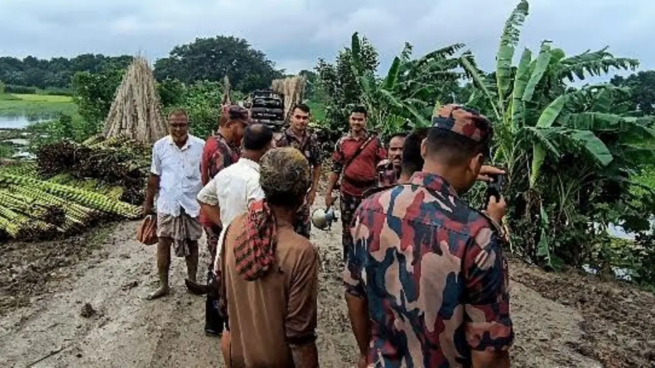 মেহেরপুর সীমান্তে বিএসএফের ৫ জনকে পুশইনের চেষ্টা, বিজিবির প্রতিরোধ