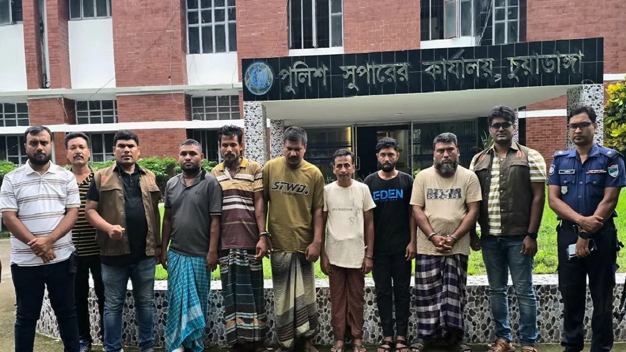 চুয়াডাঙ্গায় ট্রান্সফরমার চুরি, গ্রেপ্তার ৬