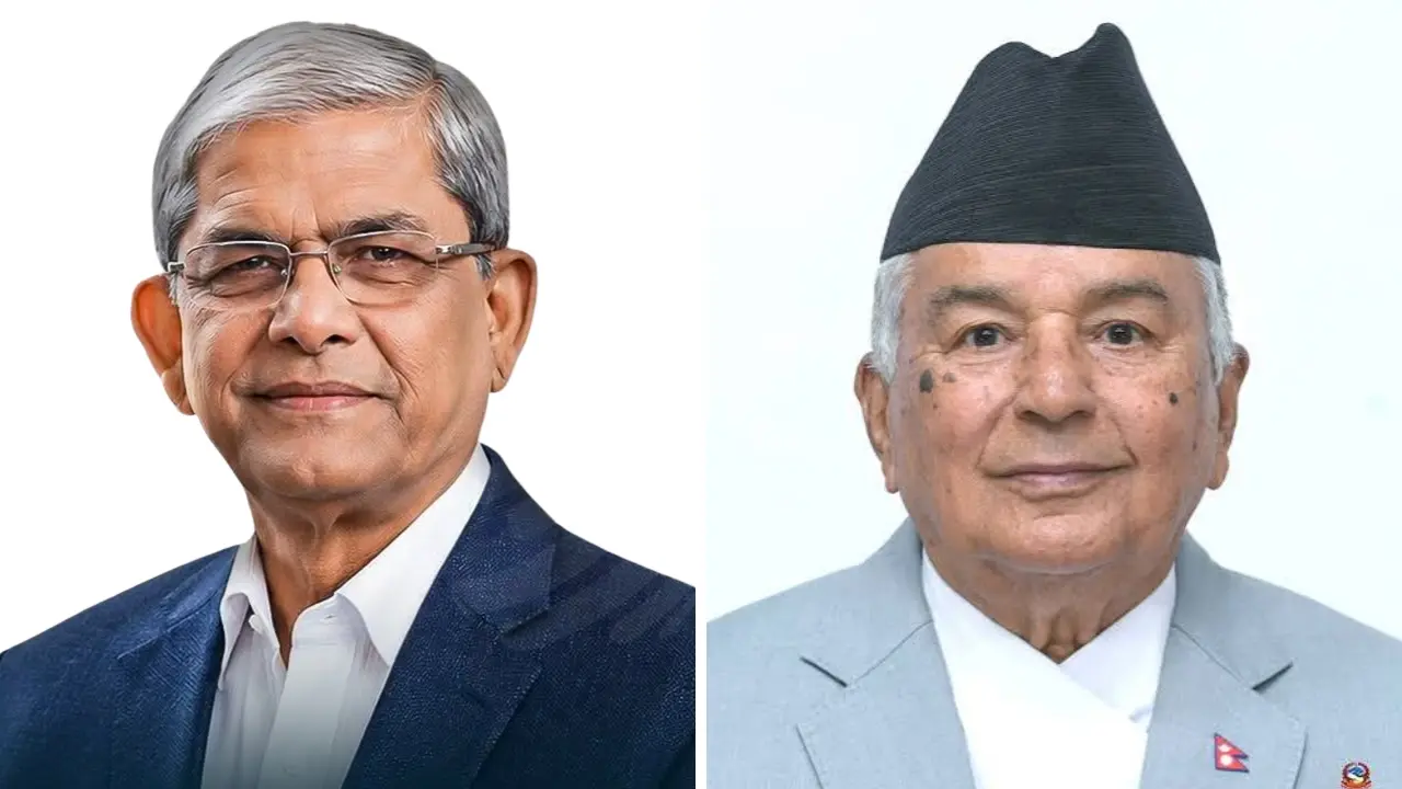 রাষ্ট্রপতি হওয়ায় মির্জা ফখরুলকে নেপালের রাষ্ট্রপতির অভিনন্দন