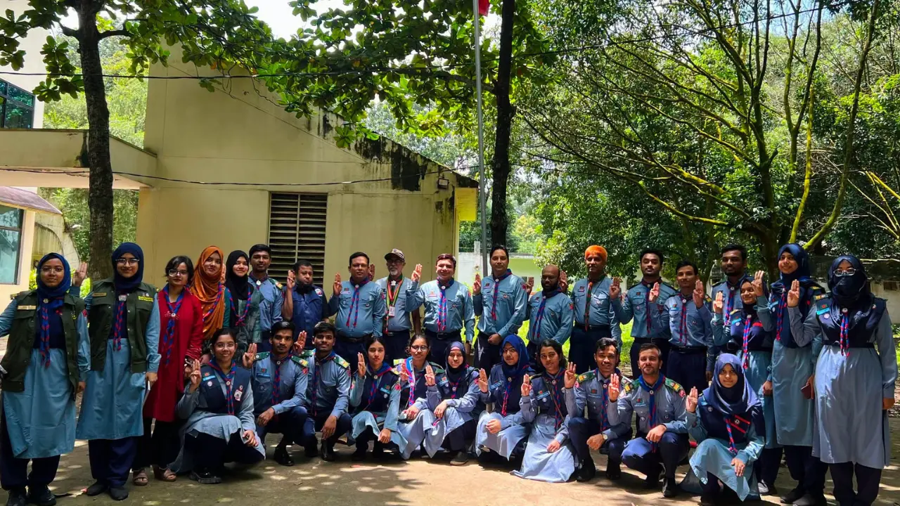 ঢাবি রোভার স্কাউট গ্রুপের বার্ষিক তাঁবুবাস ও দীক্ষা অনুষ্ঠান শুরু