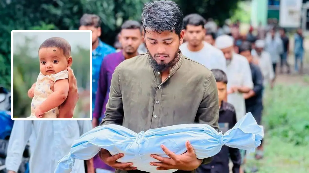 হামের থাবায় নিভে গেল সাড়ে পাঁচ মাসের সাইফানের জীবন