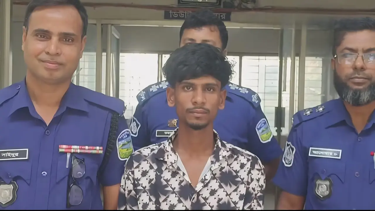 সিএনজি থেকে হাতকড়াসহ পালানো আসামি ফের গ্রেপ্তার