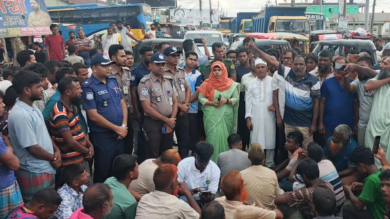 আড়াই ঘণ্টা পর জামালপুর-টাঙ্গাইল-ঢাকা মহাসড়কের অবরোধ প্রত্যাহার